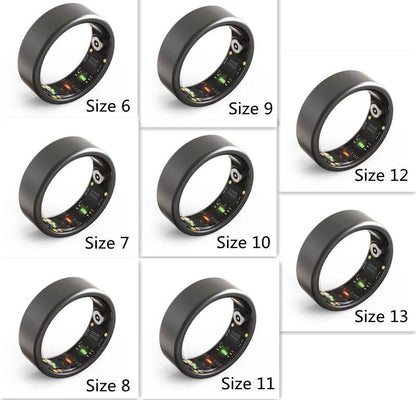 Smart Heart Rate Blood Oxygen Sleep Analysis Detection Ring Waterproof Multifunctional Ring - www.Shopthatapp.com