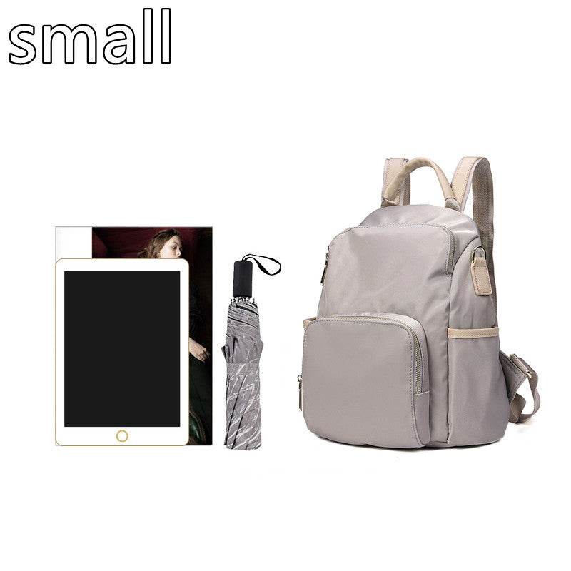 Unisex Portable Waterproof Plain color Backpack for school - www.Shopthatapp.com