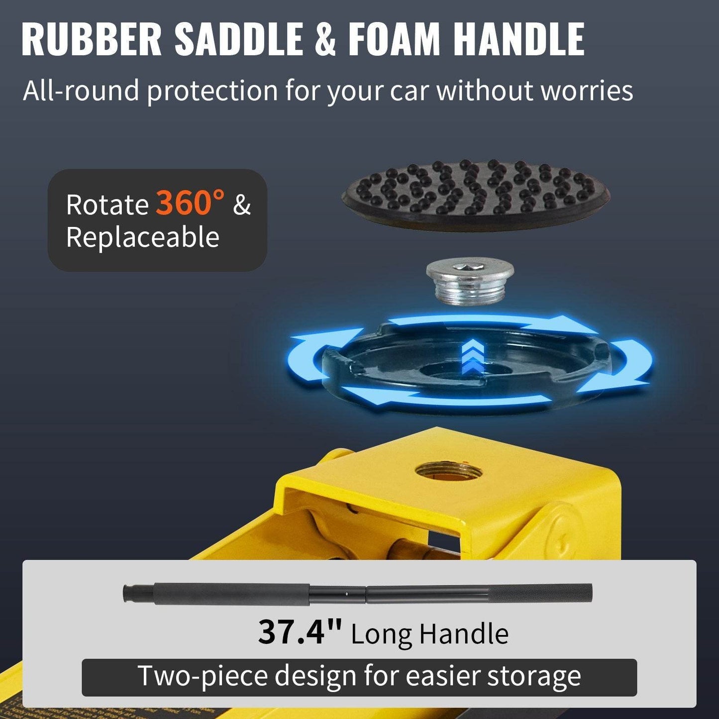 1.5 Ton Low Profile Aluminum Steel Racing Floor Jack Dual  Lift Car - www.Shopthatapp.com