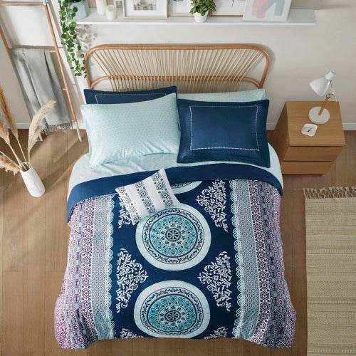 9pcs Queen bed set Boho Comforter Full bedding sets - www.Shopthatapp.com