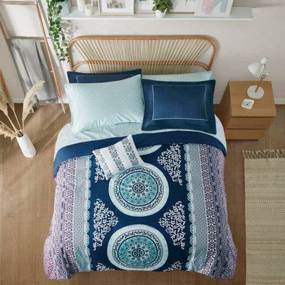 9pcs Queen bed set Boho Comforter Full bedding sets - www.Shopthatapp.com