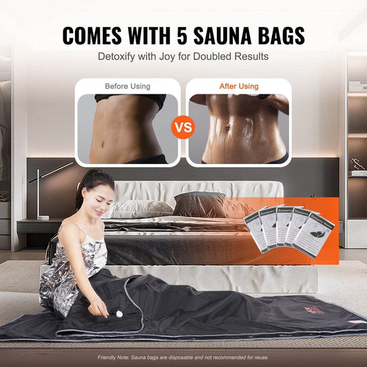 VEVOR Sauna Blanket For Detoxification, Portable Far Infrared Sauna For Home