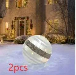 Christmas Ornament Holly Ball Outdoor Tree Decoration Christmas Balls for Yards