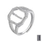 Fashion Micro Inlaid Zircon Arab Letters Ring for women - www.Shopthatapp.com
