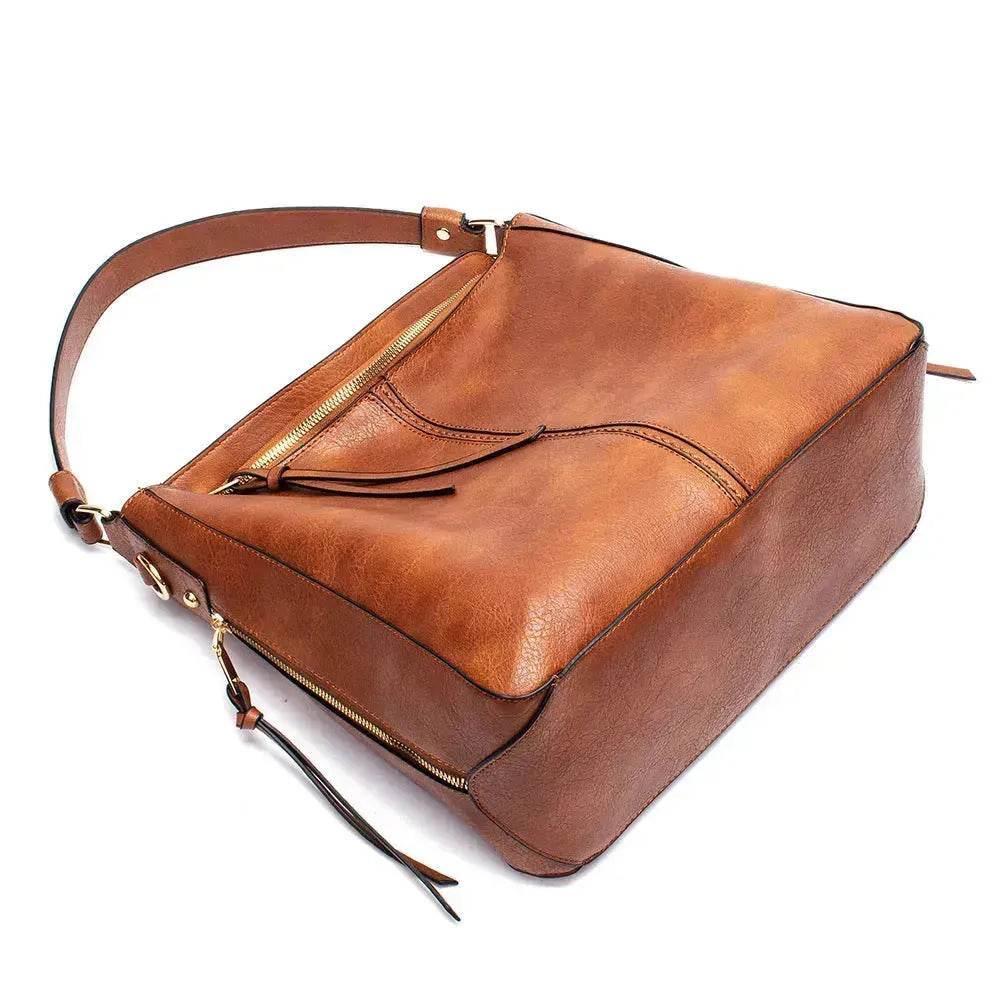 Women High Capacity PU Leather Handbags Fashion Commuting Crossbody Shoulder Hand Bag Shopping Totes - www.Shopthatapp.com