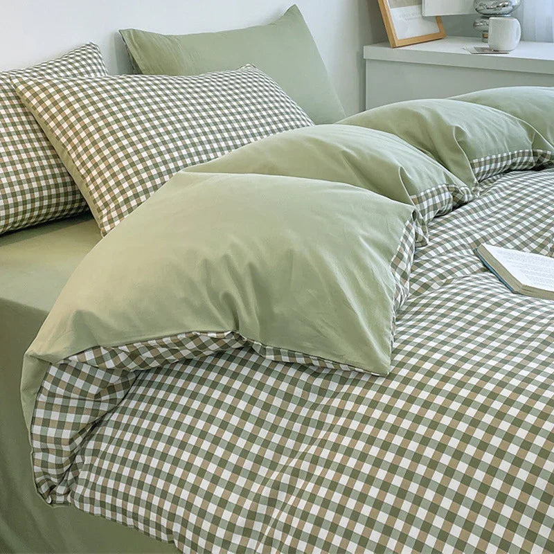 Pure Cotton Class A Four-piece Quilt Cover Household Pure Cotton Bed Sheet Duvet Cover - www.Shopthatapp.com