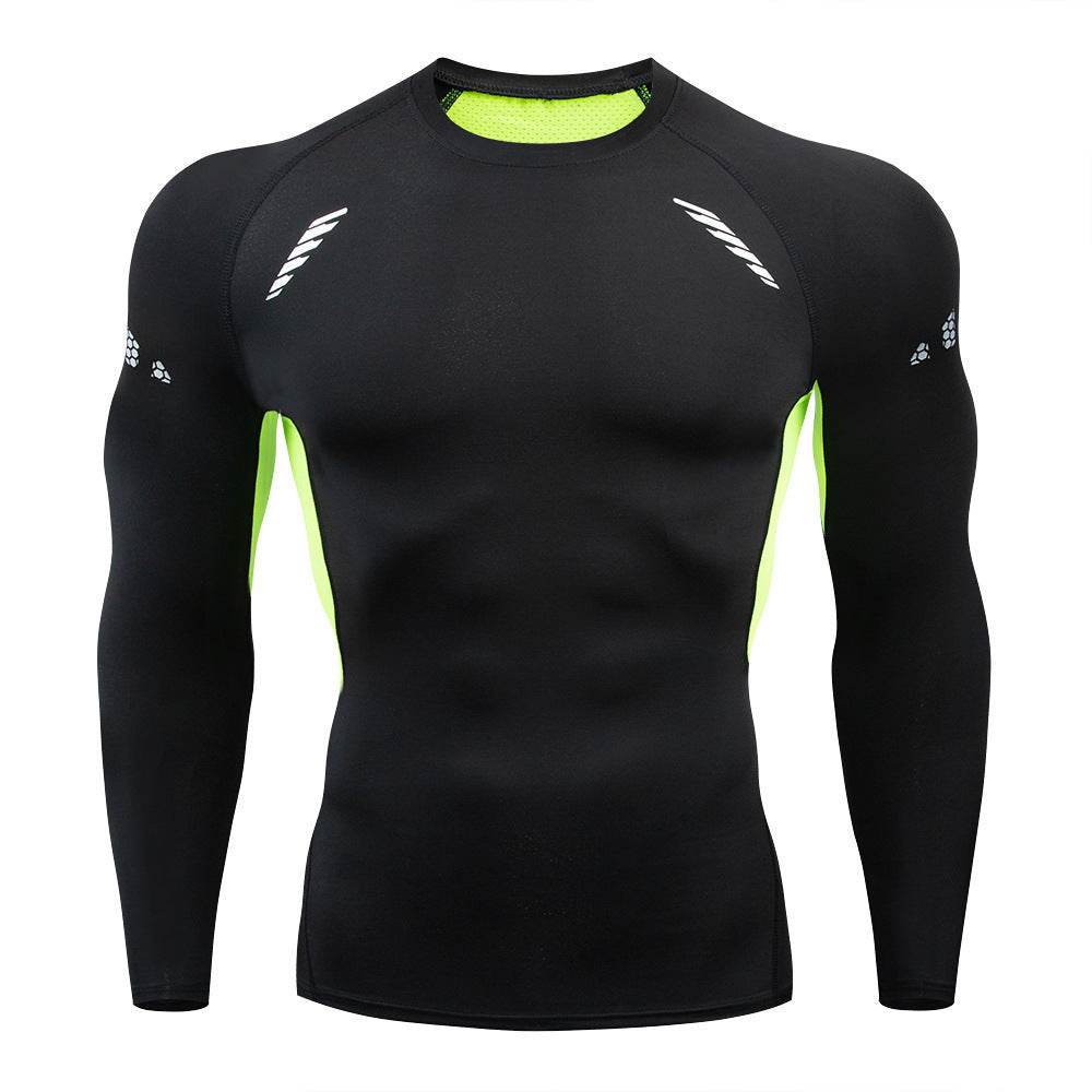 Men's Sports Quick-drying Long sleeve Workout Fitness T-shirt top - www.Shopthatapp.com