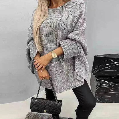 Oversized Fashion Knitted Fleece Pullover Sweater tops for Fall Winter - www.Shopthatapp.com