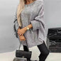 Oversized Fashion Knitted Fleece Pullover Sweater tops for Fall Winter - www.Shopthatapp.com