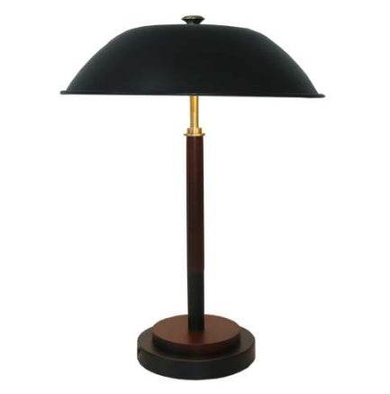 High Quality Hotel European Modern Bed Side Nightstand Decorative Led Table Desk Lamp, Cosmiclume Black Umbrella Shaped Table Lamp - Walnut - Bronze 110V - www.Shopthatapp.com