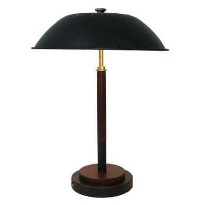 High Quality Hotel European Modern Bed Side Nightstand Decorative Led Table Desk Lamp, Cosmiclume Black Umbrella Shaped Table Lamp - Walnut - Bronze 110V - www.Shopthatapp.com