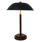 High Quality Hotel European Modern Bed Side Nightstand Decorative Led Table Desk Lamp, Cosmiclume Black Umbrella Shaped Table Lamp - Walnut - Bronze 110V - www.Shopthatapp.com