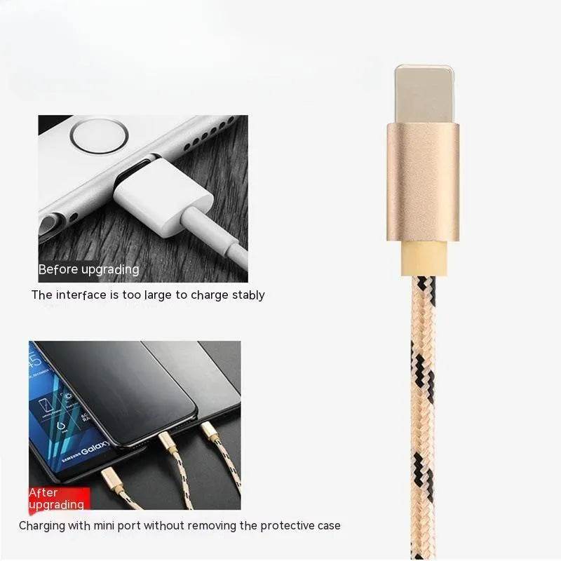 Three-in-one Mobile Phone Charging Cable - www.Shopthatapp.com
