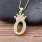 Letter Pendant with Chain - Gold - www.Shopthatapp.com