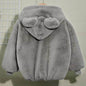 Autumn Winter Thickening Children's Cartoon Fur Hoodie Jacket - www.Shopthatapp.com