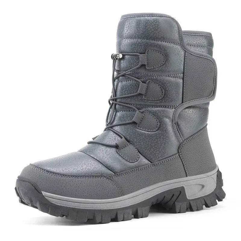 Winter Men And Women Fleece-lined Warm Snow Boots - www.Shopthatapp.com
