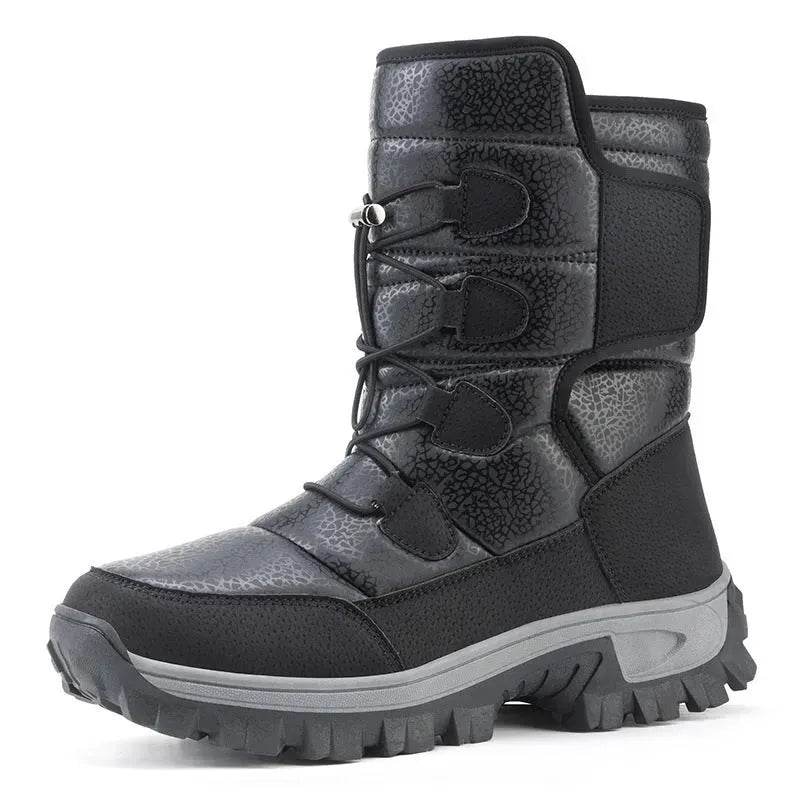 Winter Men And Women Fleece-lined Warm Snow Boots - www.Shopthatapp.com