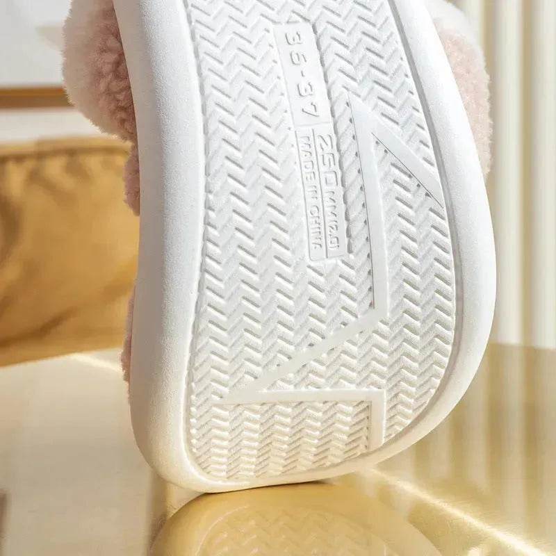 Christmas Shoes Winter Home Slippers Elk Soft Cozy Bedroom Slipper Slip On House Shoes - www.Shopthatapp.com