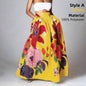 Elegant Bottoms Skirt Floral Long Maxi prairie Skirt - www.Shopthatapp.com