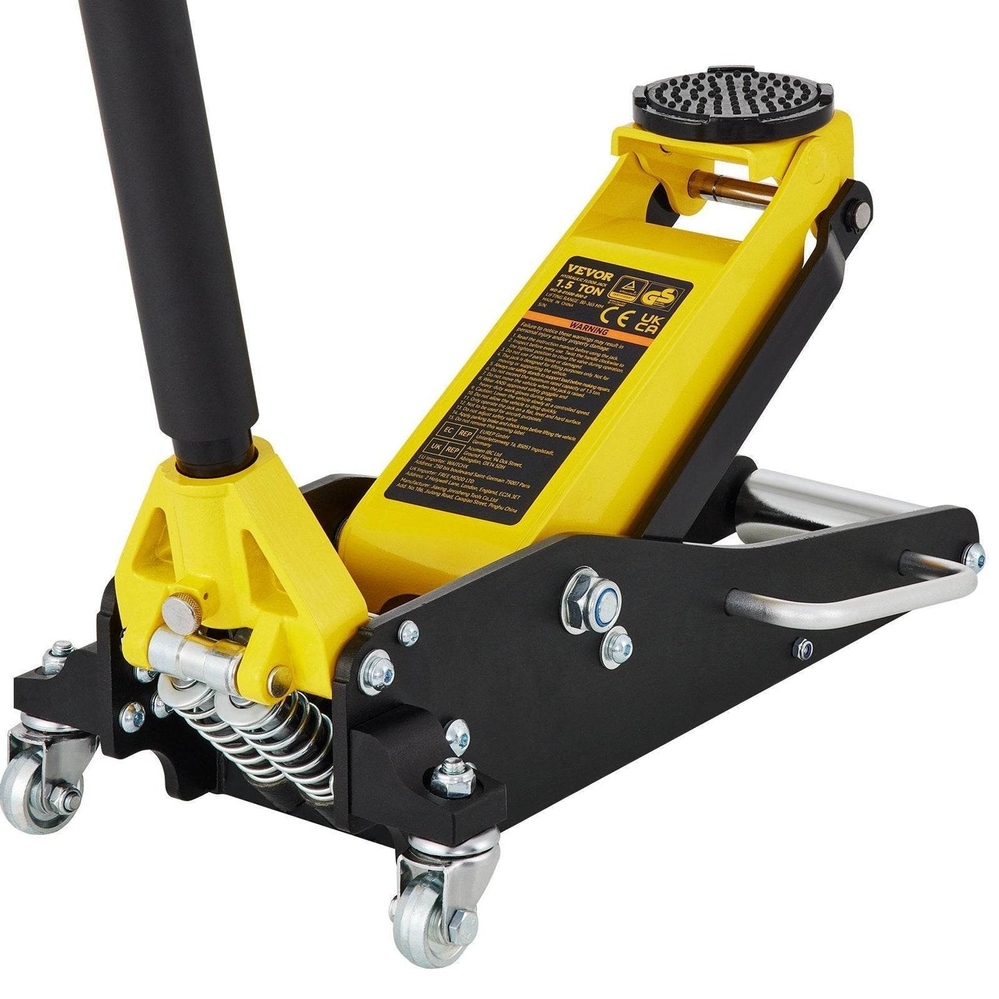 1.5 Ton Low Profile Aluminum Steel Racing Floor Jack Dual  Lift Car - www.Shopthatapp.com