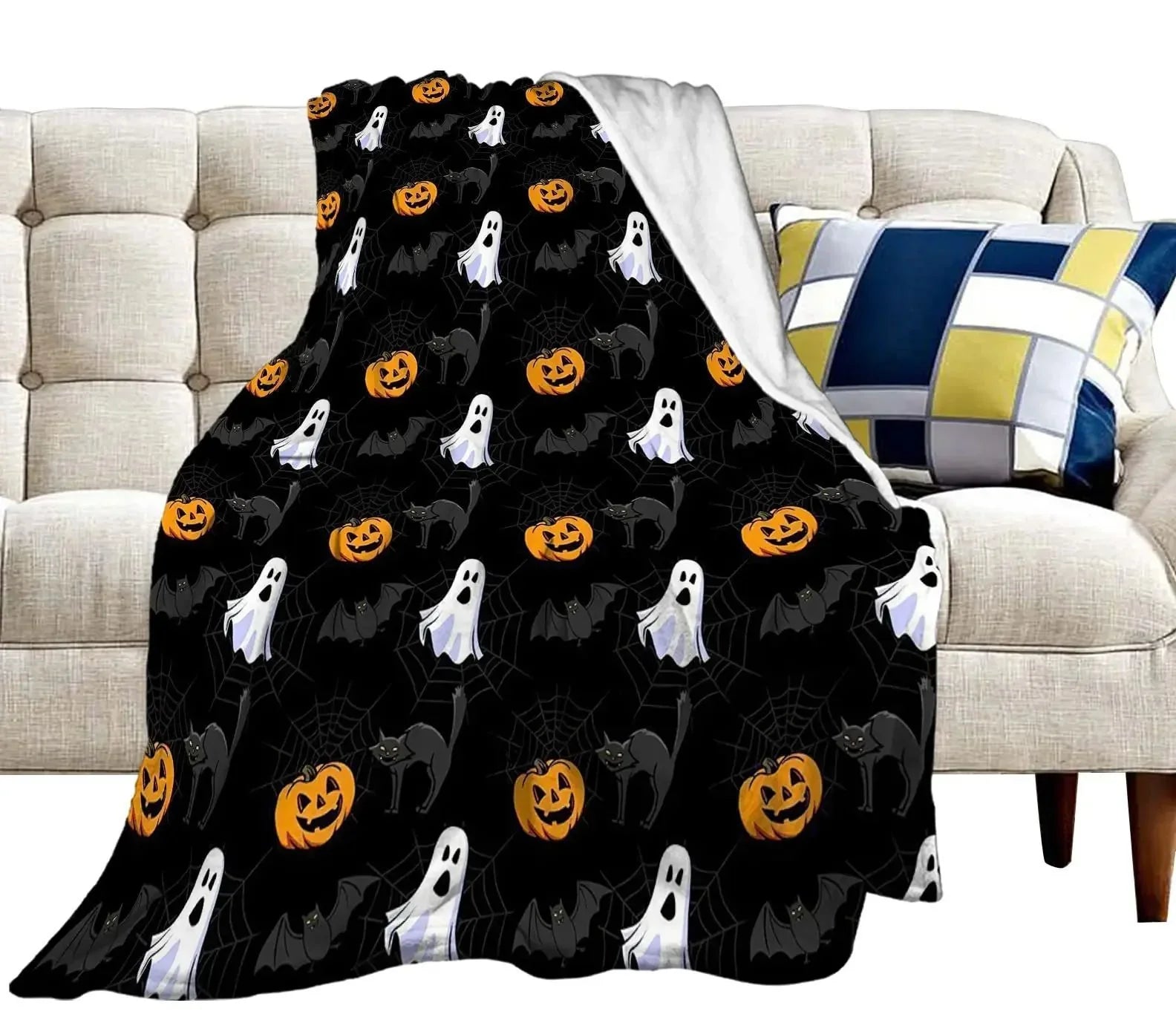 Halloween Witch Blanket Flannel Blanket - www.Shopthatapp.com