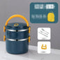 Multilayer Thermal Stainless Steel Insulated Lunch Box for Adults - www.Shopthatapp.com