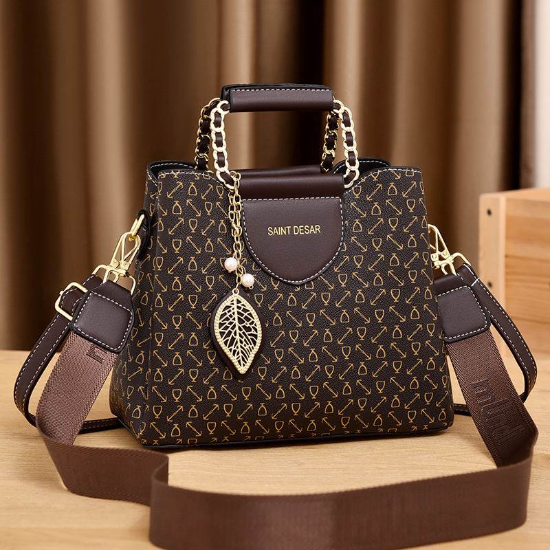 Women's Vintage Fashion Print Handbag - www.Shopthatapp.com
