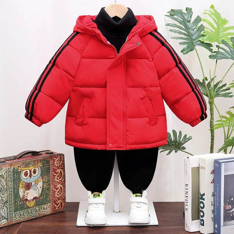 Children's Cotton Clothes Thickened Fall Winter Coat - www.Shopthatapp.com