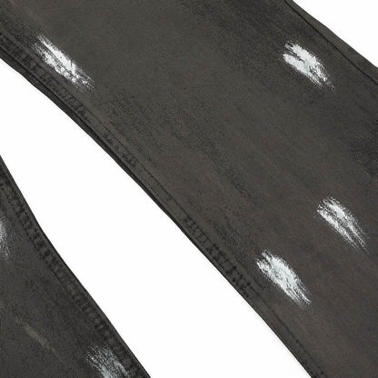 Punk Waste Soil Distressed Men Denim jeans pant Straight-leg Trousers - www.Shopthatapp.com