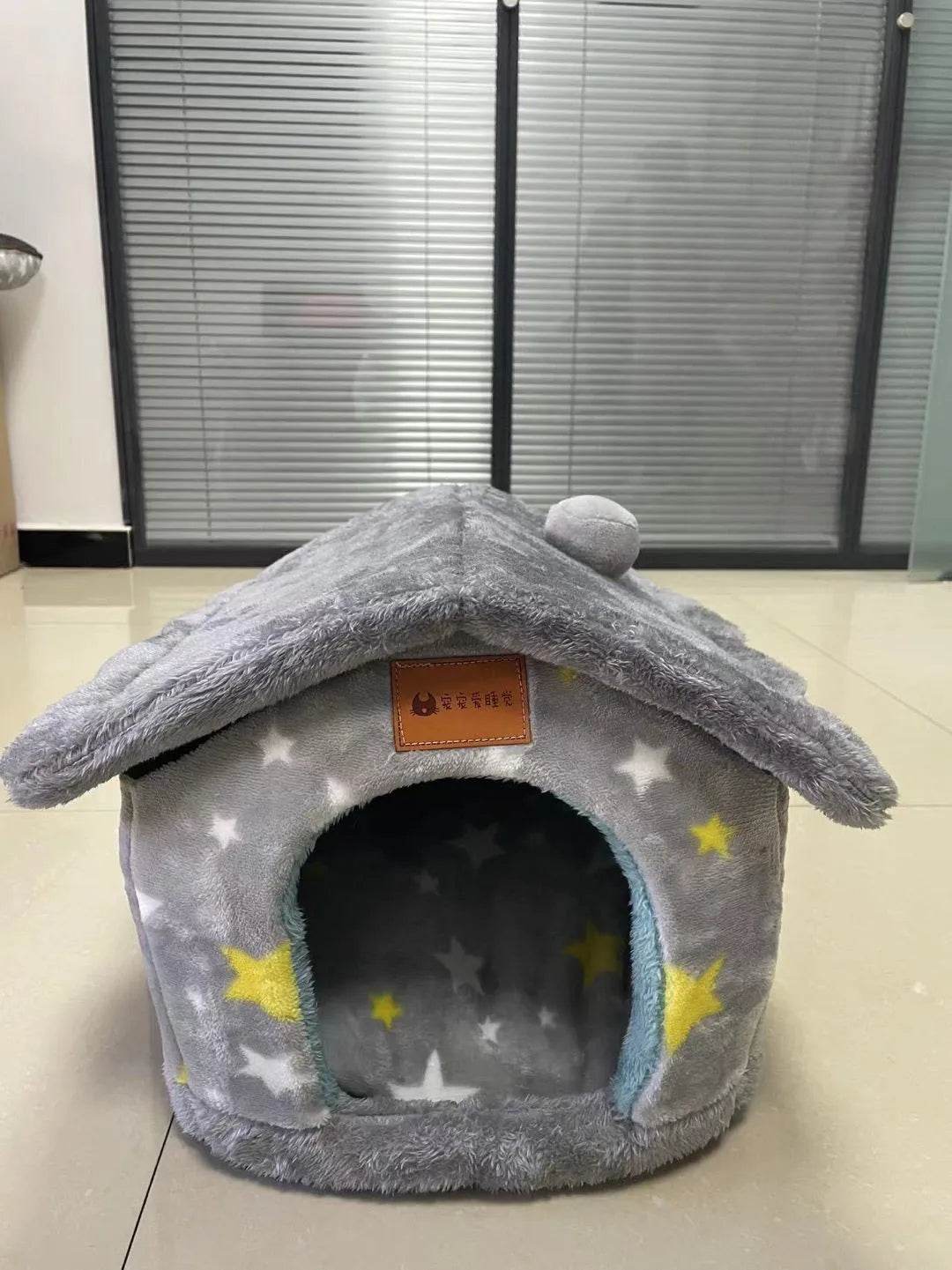 Foldable Dog House Pet Cat Bed Winter Dog Villa Sleep Kennel Removable Nest Warm Enclosed Cave Sofa Pets Supplies - www.Shopthatapp.com