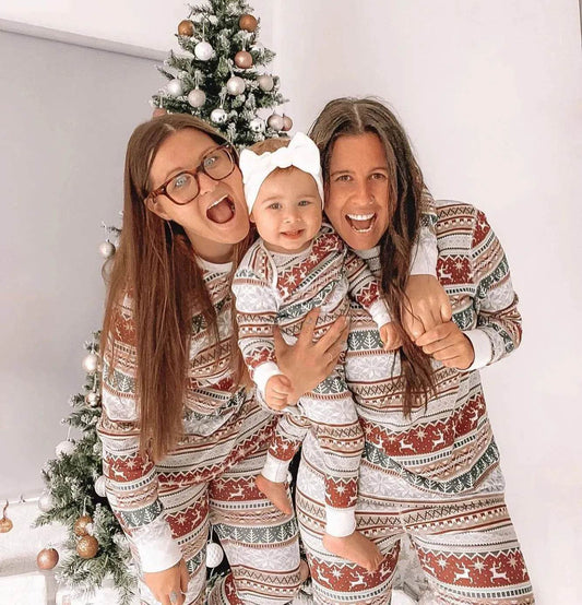 European And American Christmas Homewear Family Set Pajamas - www.Shopthatapp.com