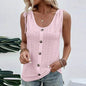 Casual summer U-neck Vest Women Shoulder With Bow Tie Summer blouse top - www.Shopthatapp.com