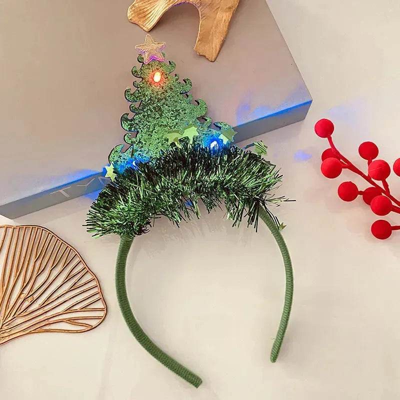 Christmas With Light Headband Snowflake Women's - www.Shopthatapp.com