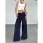 Fashion American Retro Wide Leg Baggy Jeans Pant For Women - www.Shopthatapp.com