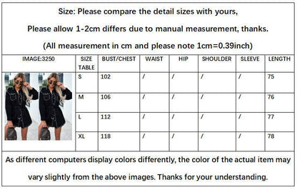 Denim Jacket Women – Retro Street Style Loose Rivet Design - www.Shopthatapp.com