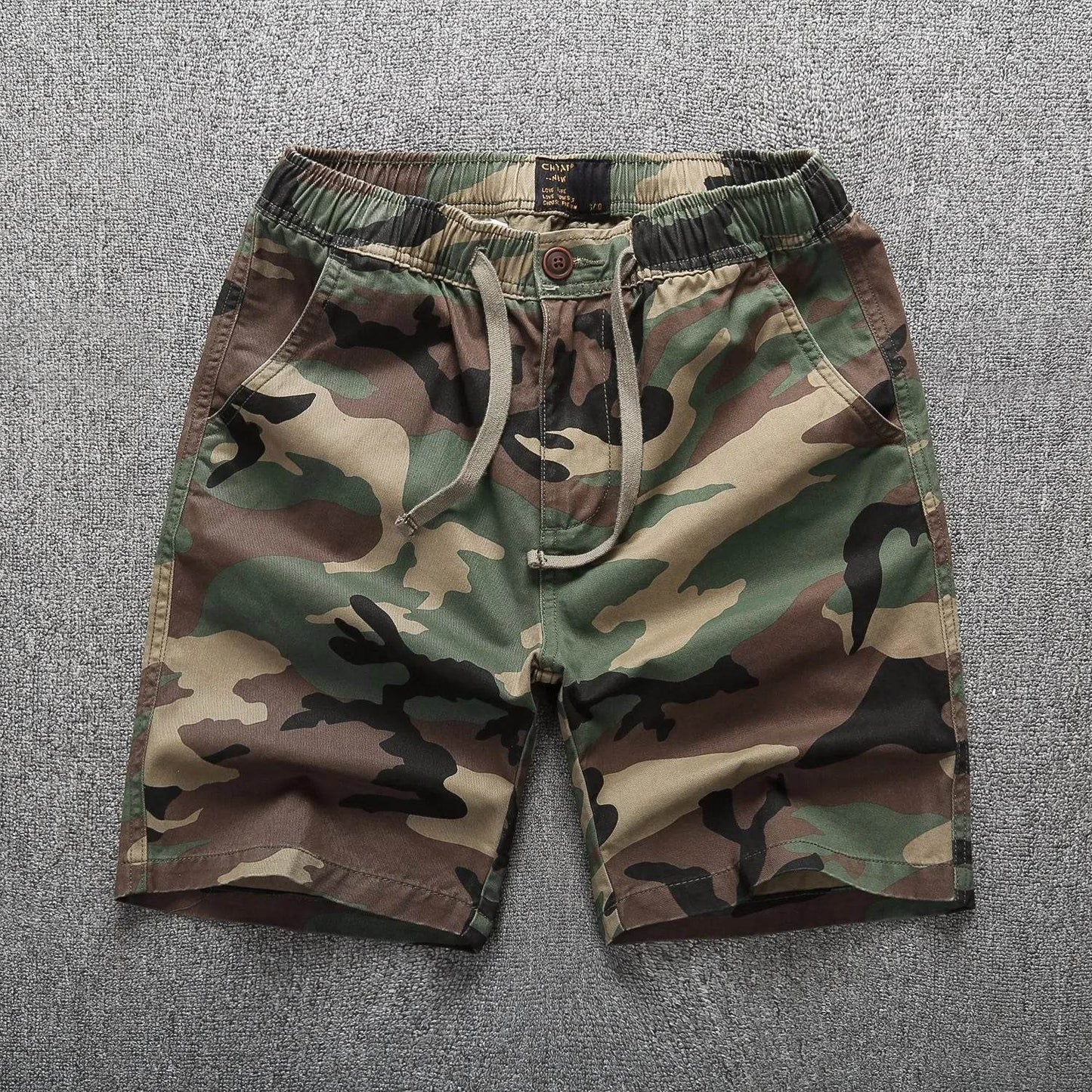 Straight Sports Leisure Five-point Workwear Cotton Camouflage Short Pants - www.Shopthatapp.com