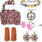 Tie Dye Cloak Costume Halloween Party Clothing Suit - www.Shopthatapp.com