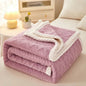 Blanket Double Thickened Warm Coral Fleece Sofa Winter Blanket - www.Shopthatapp.com