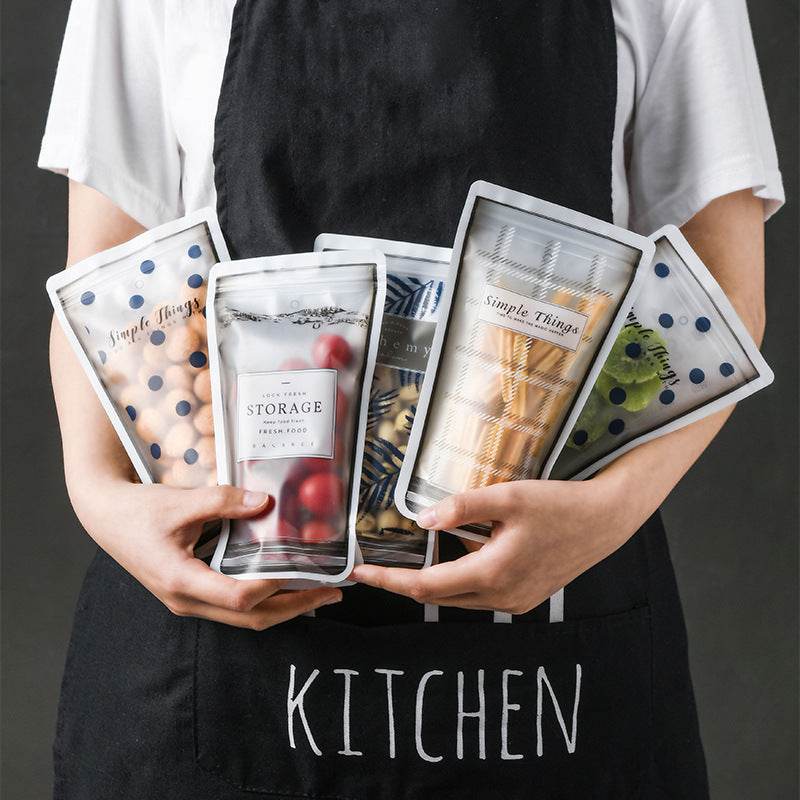 Food Storage Bag Reusable Ziplock Bags Cookie seal Bag - www.Shopthatapp.com
