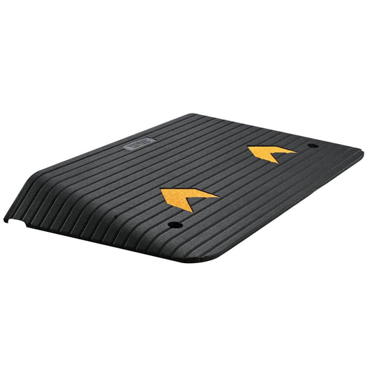 Upgraded Rubber Threshold Ramp, 3.5 Rise Door Ramp With 1 Channel, Natural Rubber Car Ramp With Non-Slip Textured Surface, 33069 Lbs Load Capacity Curb Ramp For Wheelchair And Scooter - www.Shopthatapp.com
