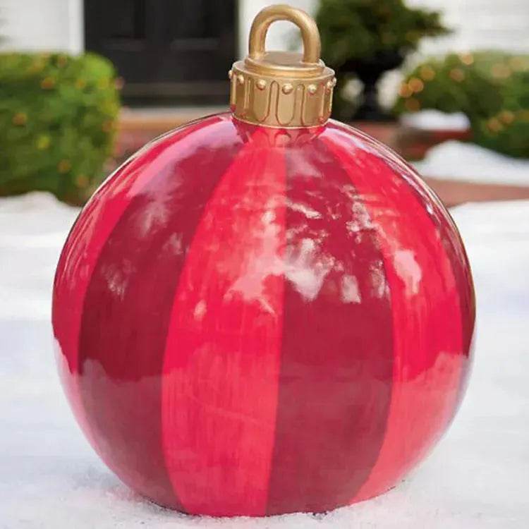 Christmas Ornament Holly Ball Outdoor Tree Decoration Christmas Balls for Yards - www.Shopthatapp.com
