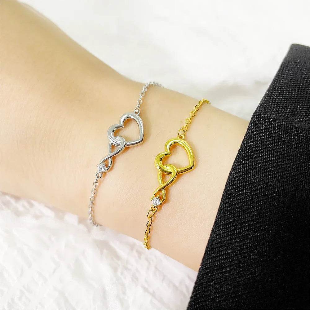 Heart-shape Bracelet Fashion Jewelry Versatile Love Bracelet Gift For Girlfriend Valentine's Day - www.Shopthatapp.com