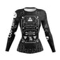 Printed Slim Fit Long Sleeve Workout Tops for Women - www.Shopthatapp.com