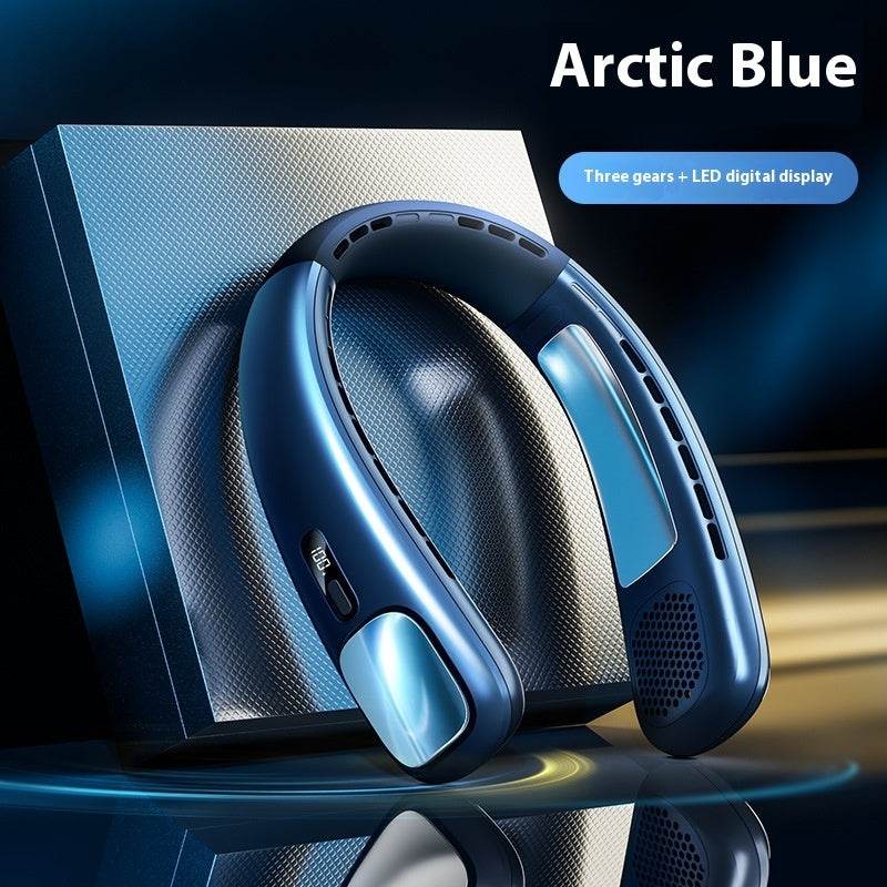 Super cool Rechargeable Bladeless Halter Neck Fan - www.Shopthatapp.com