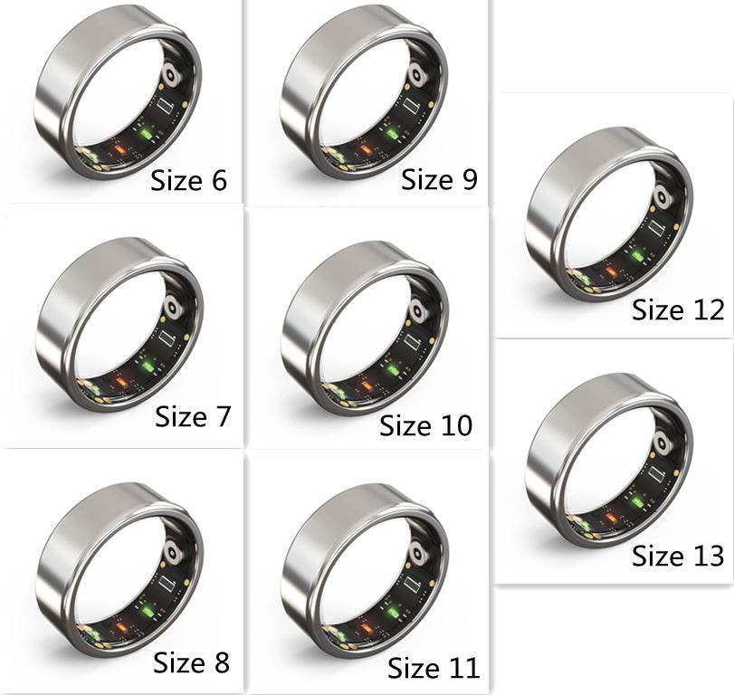 Smart Heart Rate Blood Oxygen Sleep Analysis Detection Ring Waterproof Multifunctional Ring - www.Shopthatapp.com