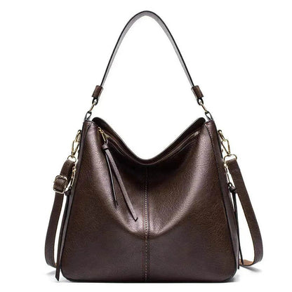 Women High Capacity PU Leather Handbags Fashion Commuting Crossbody Shoulder Hand Bag Shopping Totes - www.Shopthatapp.com