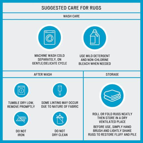 Woven Texture Stripe Bath Rug Grey 20x32 - www.Shopthatapp.com