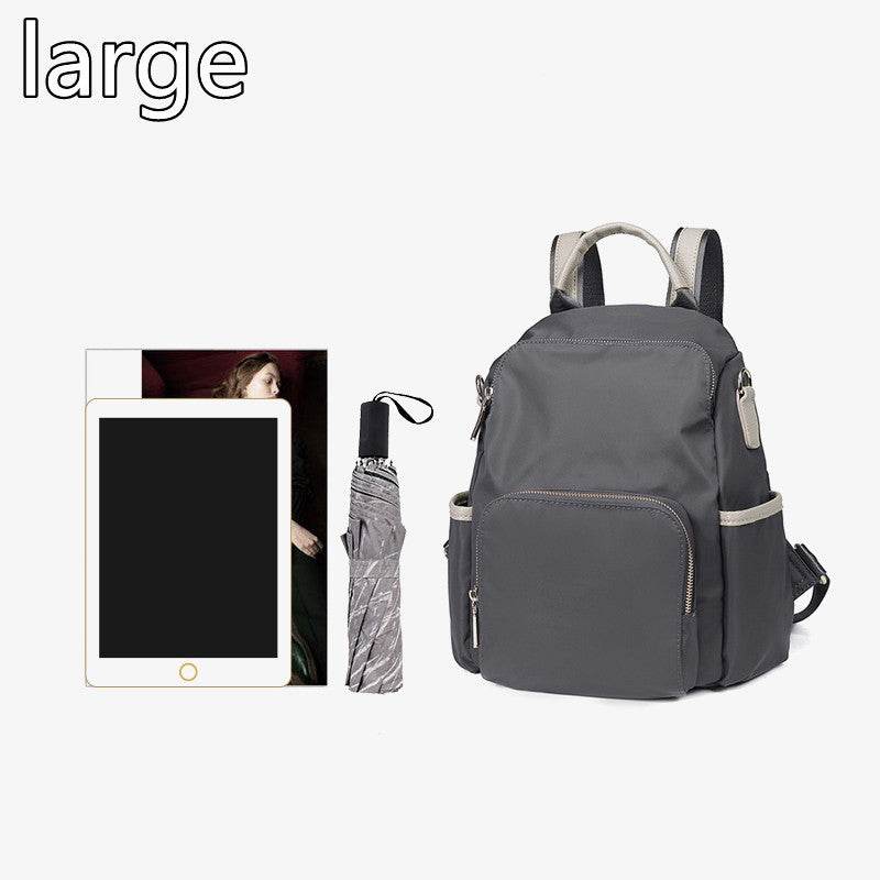 Unisex Portable Waterproof Plain color Backpack for school - www.Shopthatapp.com
