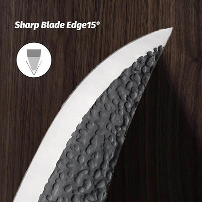 Vikings and Hand Forged Meat Cleaver Professional Chef Knife - www.Shopthatapp.com