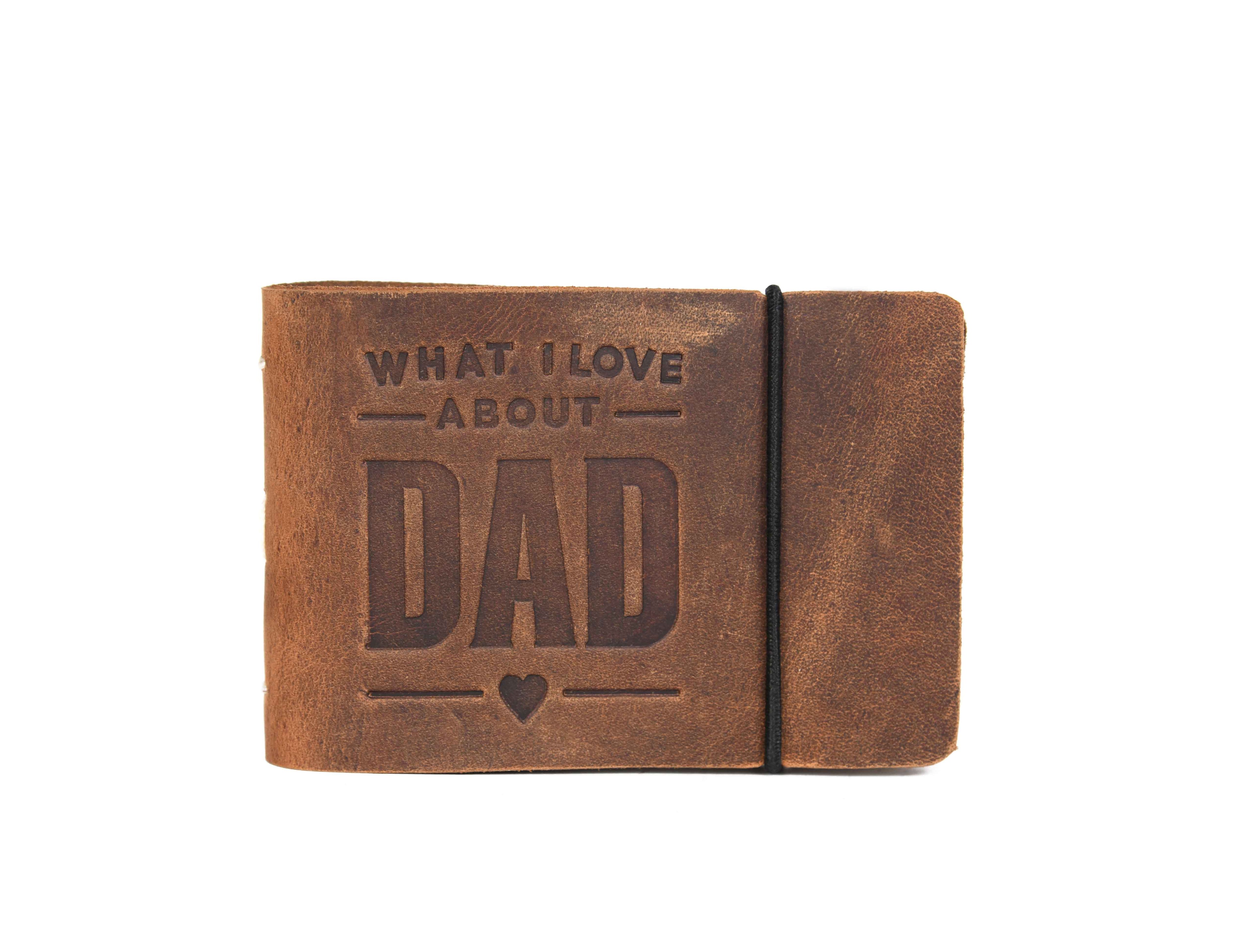 Dad LogBook - Customizable Fill-in-the-Blank Journal - www.Shopthatapp.com
